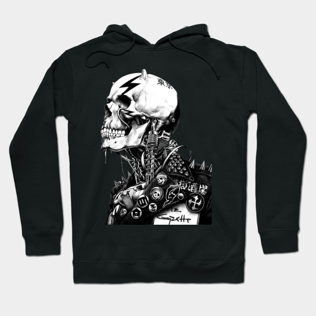 skull Hoodie by janvimar